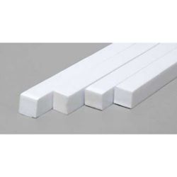 Evergreen 196 Styrene Strip 3/16 x 3/16 Pkg 4