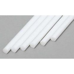 Evergreen 212 Styrene Rod .080" Diameter Pkg 6