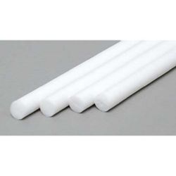 Evergreen 214 Styrene Rod .125" Diameter Pkg 4