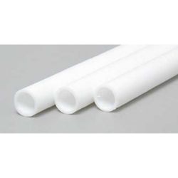 Evergreen 227 Styrene Tube .219" Diameter Pkg 3