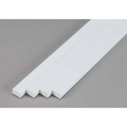 Evergreen 401 Opaque Styrene Strips .188" Thick 24" Long .375" Wide Pkg 4