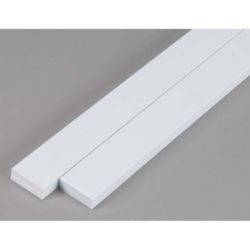 Evergreen 415 Opaque Styrene Strips .250" Thick 24" Long .750" Wide Pkg 2