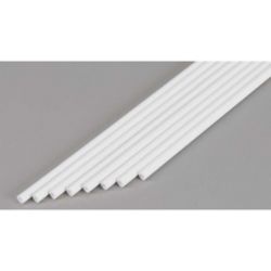 Evergreen 424 Opaque Styrene Tubes 24" Long 1/8" Diameter Pkg 8