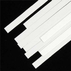 Evergreen 8112 HO Scale Styrene Strip Pkg 10 1 x 12"