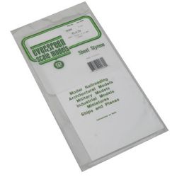 Evergreen 9080 Styrene Sheet Plain 6 x 12" .080"