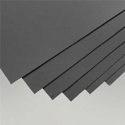 Evergreen 9113 Styrene Sheet Black 8 x 21" .020" Pkg 6