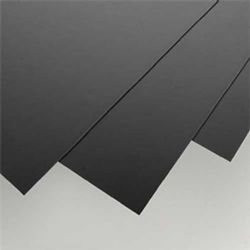 Evergreen 9115 Styrene Sheet Black 8 x 21" .040" Pkg 3