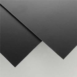 Evergreen 9117 Styrene Sheet Black 8 x 21" .080" Pkg 2