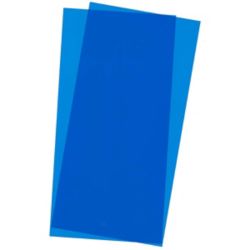 Evergreen 9902 Transpartent Sheets Pkg 2 0.01 x 6 x 12" Blue