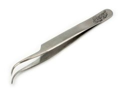 Excel 30417 Slanted Fine Point Tweezers Polished Finish