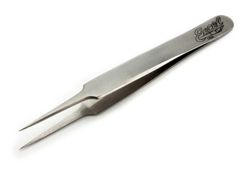 Excel 30418 Straight Fine Point Tweezers Polished Finish