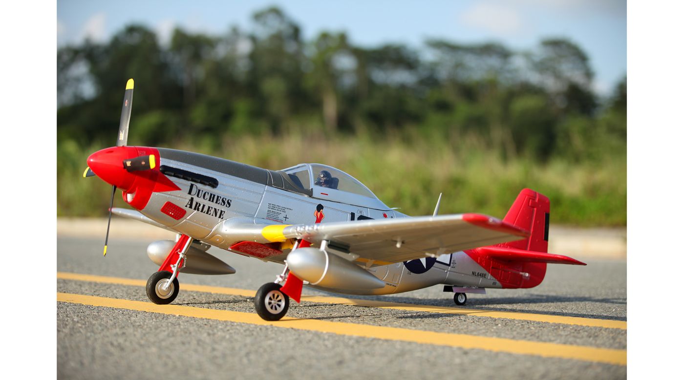P-51D Red Tail V8 PNP, 1450mm | HorizonHobby