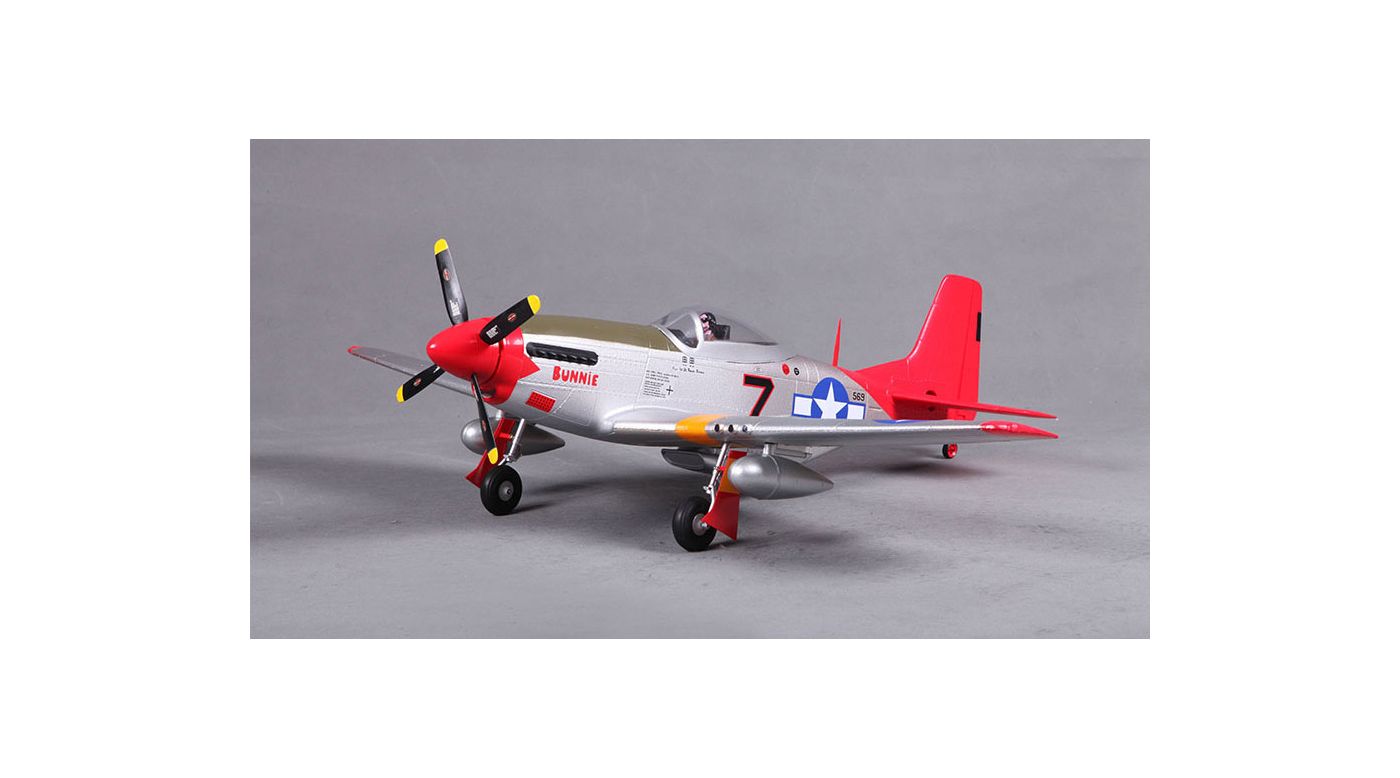 rc red tail p 51 mustang