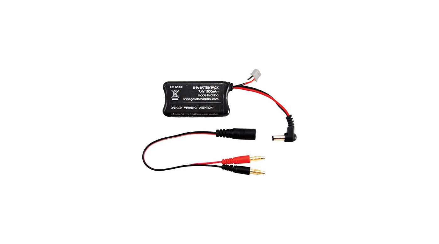 7.4V 1000mAh Headset Battery Pack | HorizonHobby