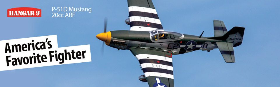 Hangar 9 P-51D Mustang 20cc ARF