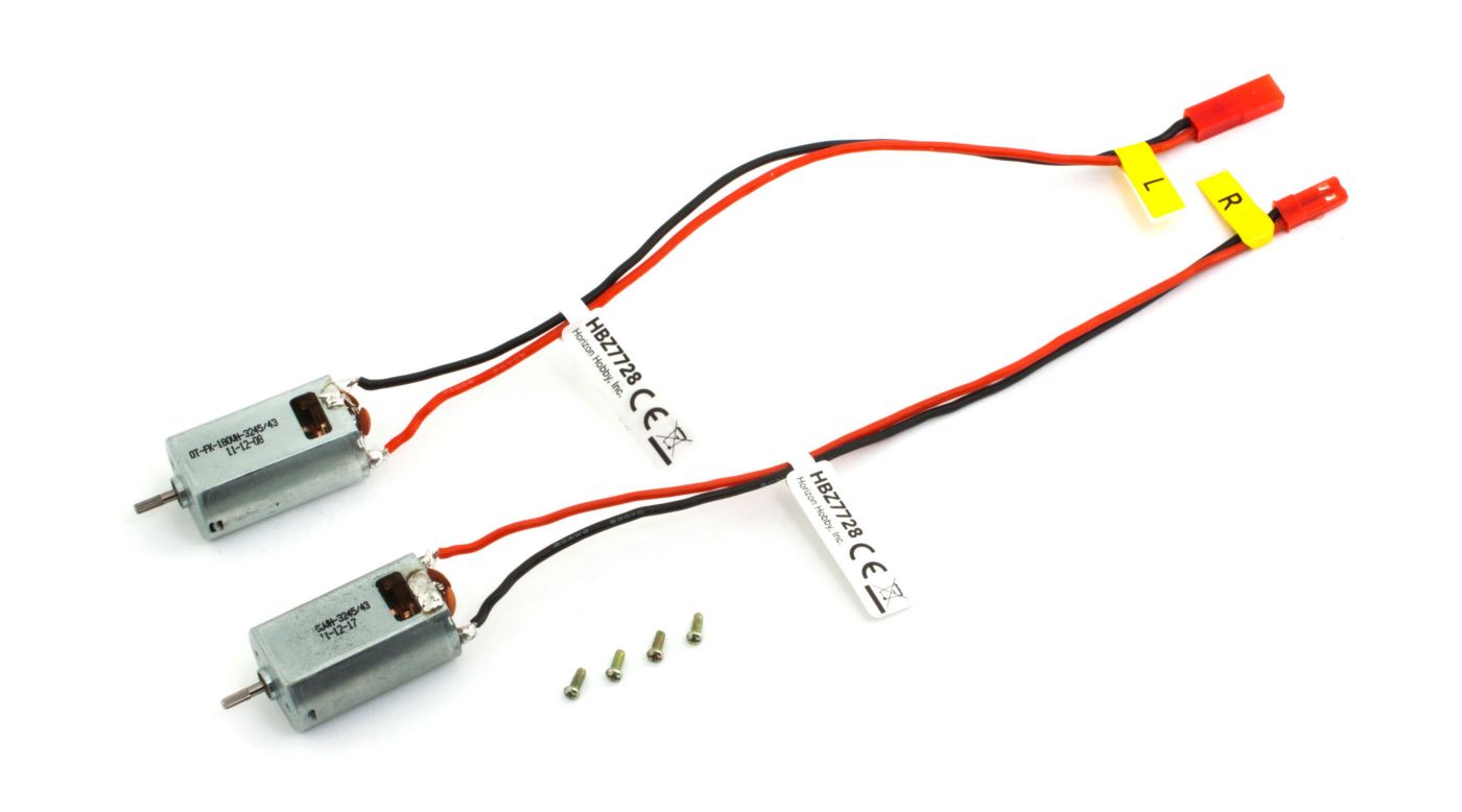 Brushed 180 Motor Set (2) | HorizonHobby