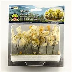 JTT 95626 Woods Edge Trees Beige-Green 3 to 3-1/2" Pkg 9