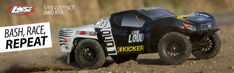 22S SCT RTR: 1/10 2WD Short Course Truck