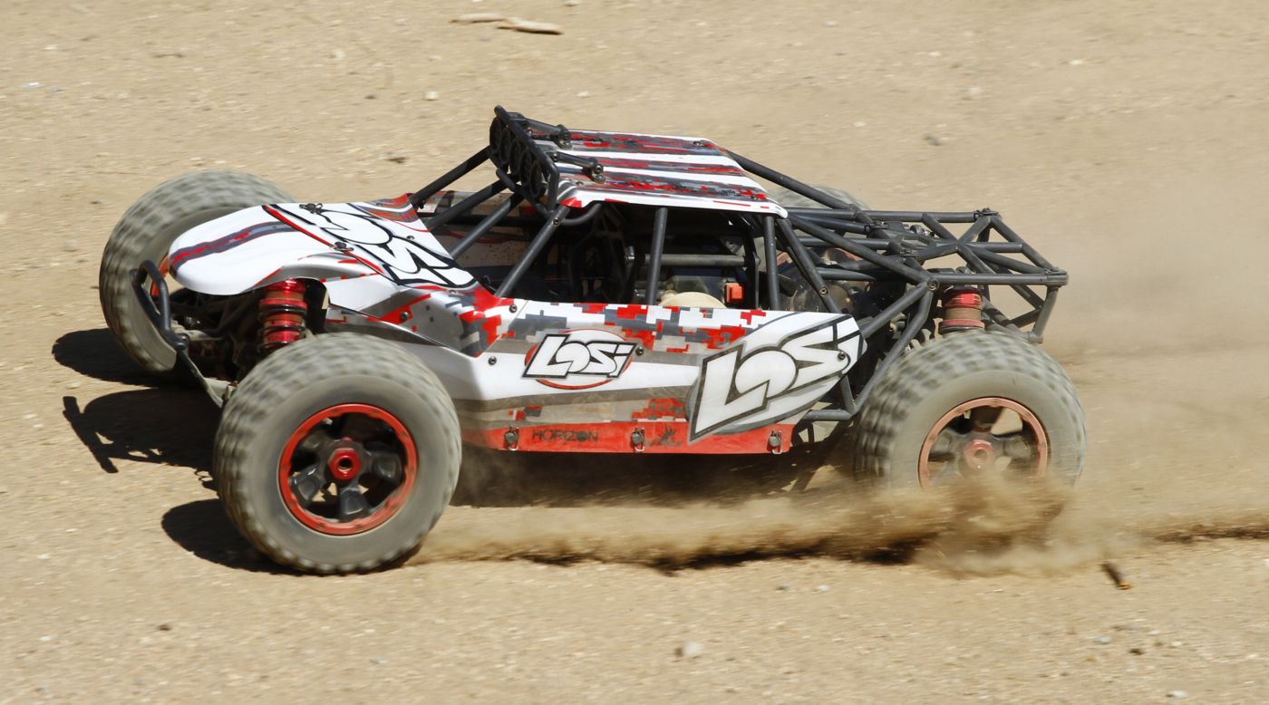 Losi 1/5 Desert Buggy XL 4WD RC 23cc Gasoline Engine Buggy Ready-To-Run | Horizon Hobby
