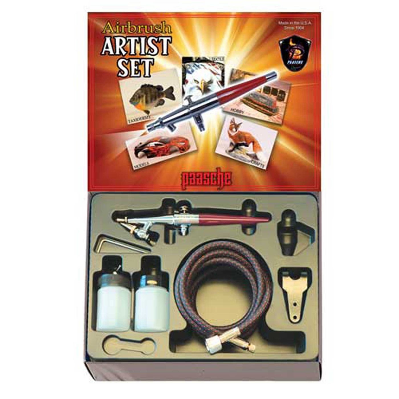 Paasche Airbrush Company H Airbrush Kit with 3 Needle eBay