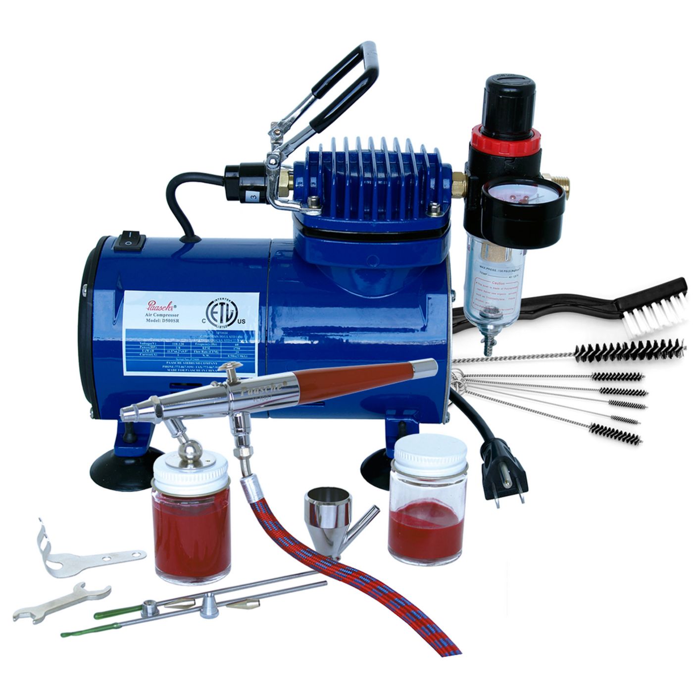 Paasche Airbrush Company Airbrush & Compressor VLSET D500SR DVDVL & AC7