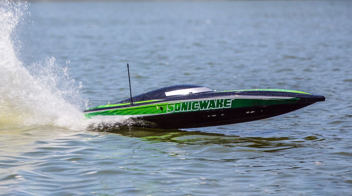 sonicwake rc boat