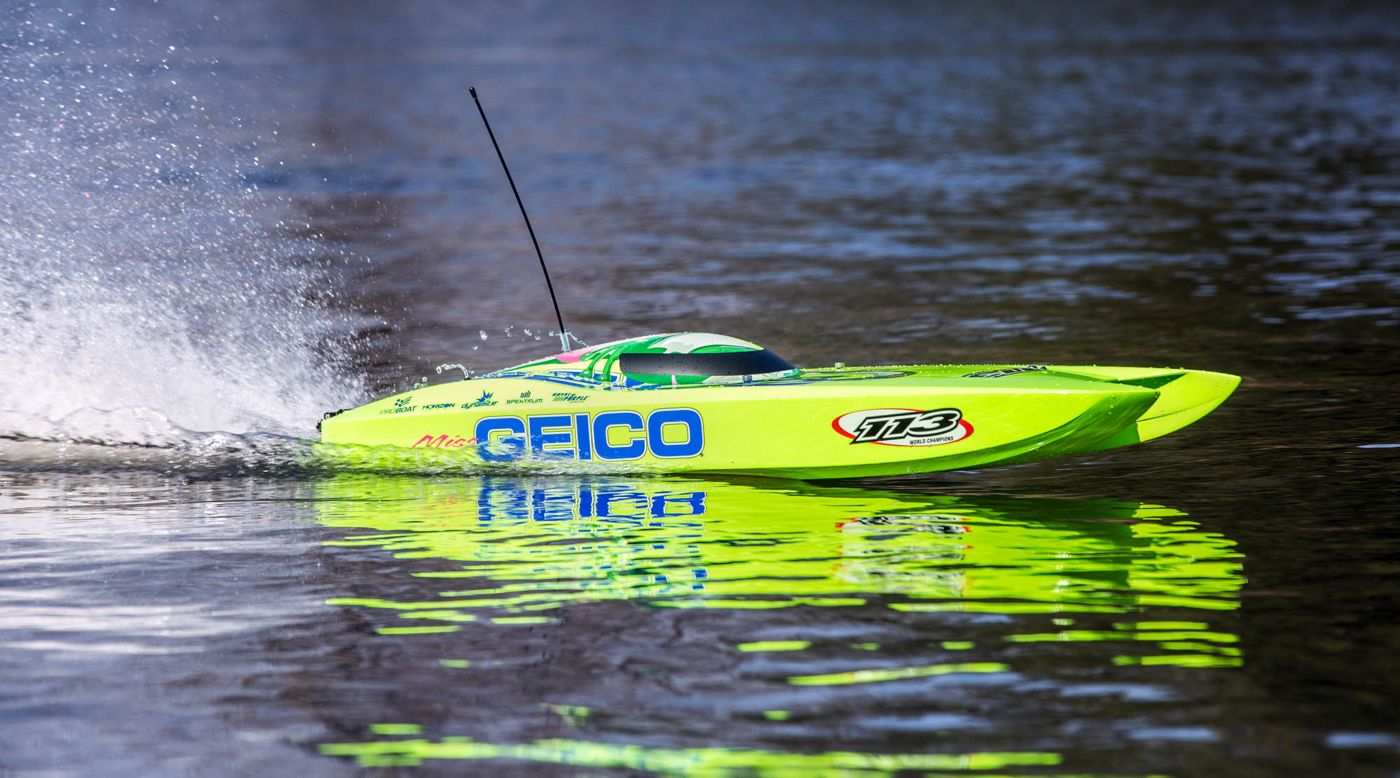 rc boat geico