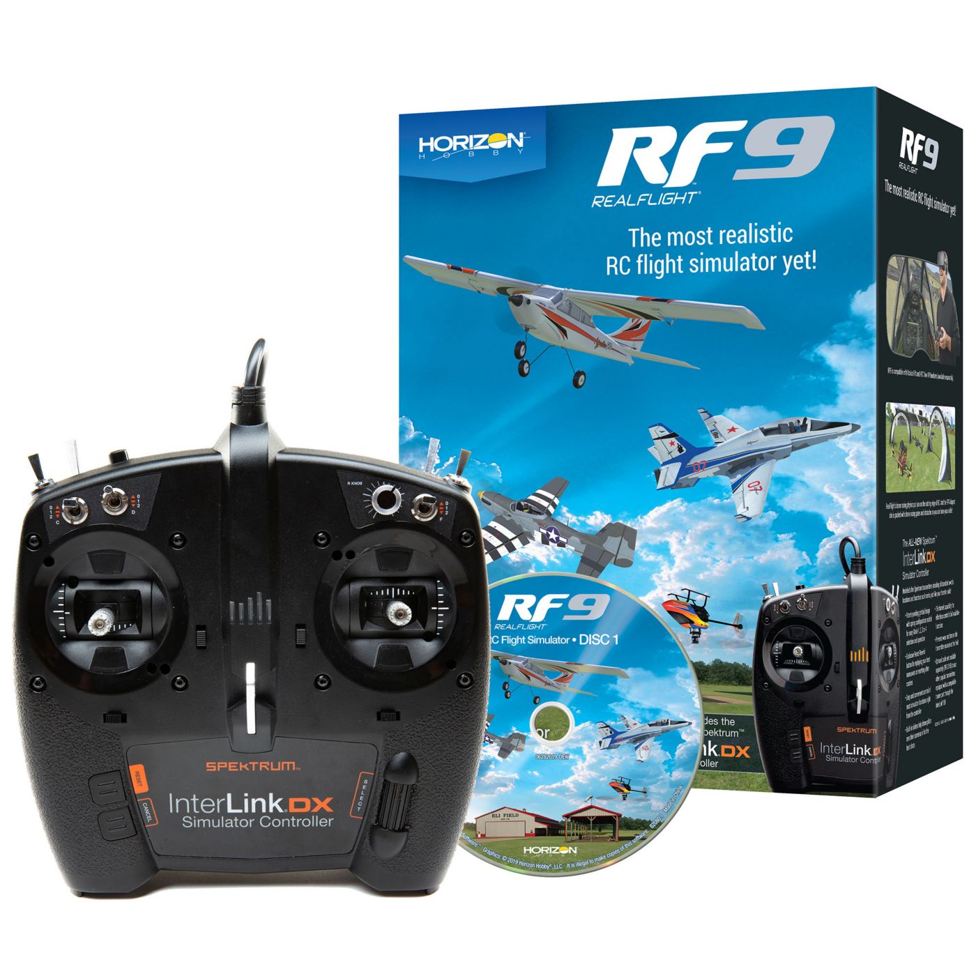 Realflight 9 Flight Sim W Spektrum Controller Horizon Hobby