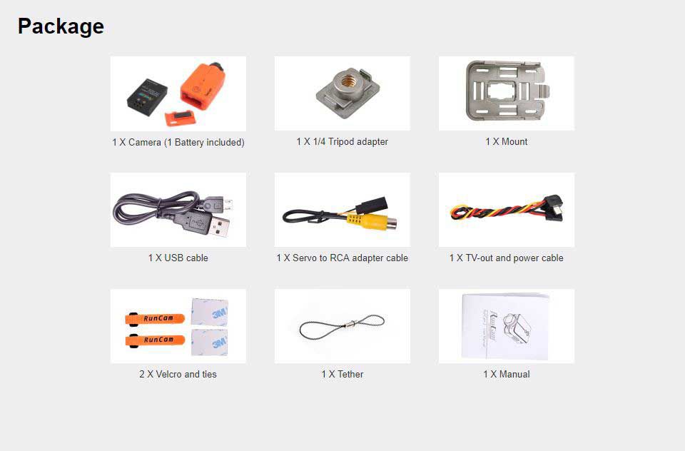 RunCam FPV camera RunCam2