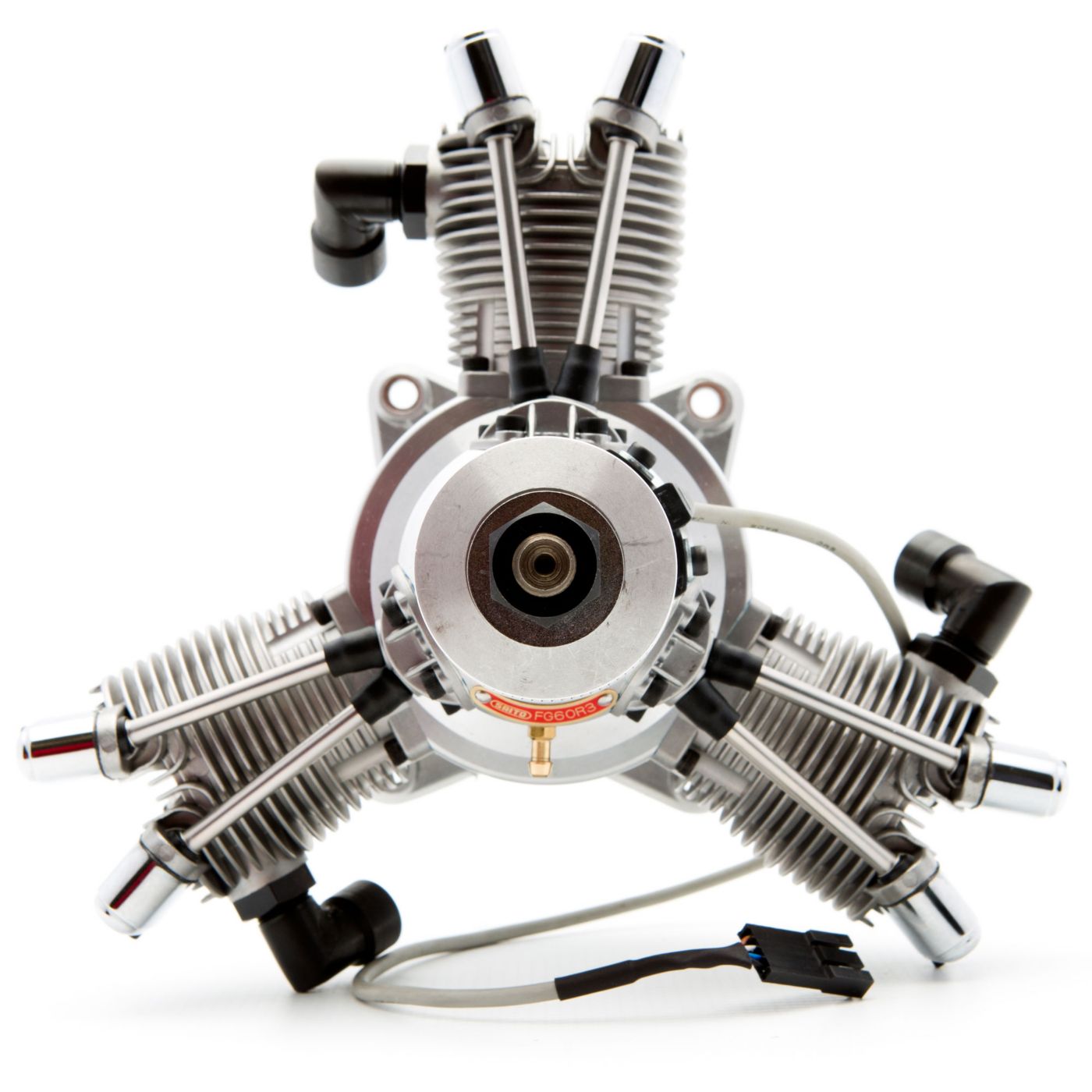 【激安通販 オンラインショップ】日用品 60cc FG-60R3 Engines Saito 3-Cylinder CA Radial Gas 模型製作用品