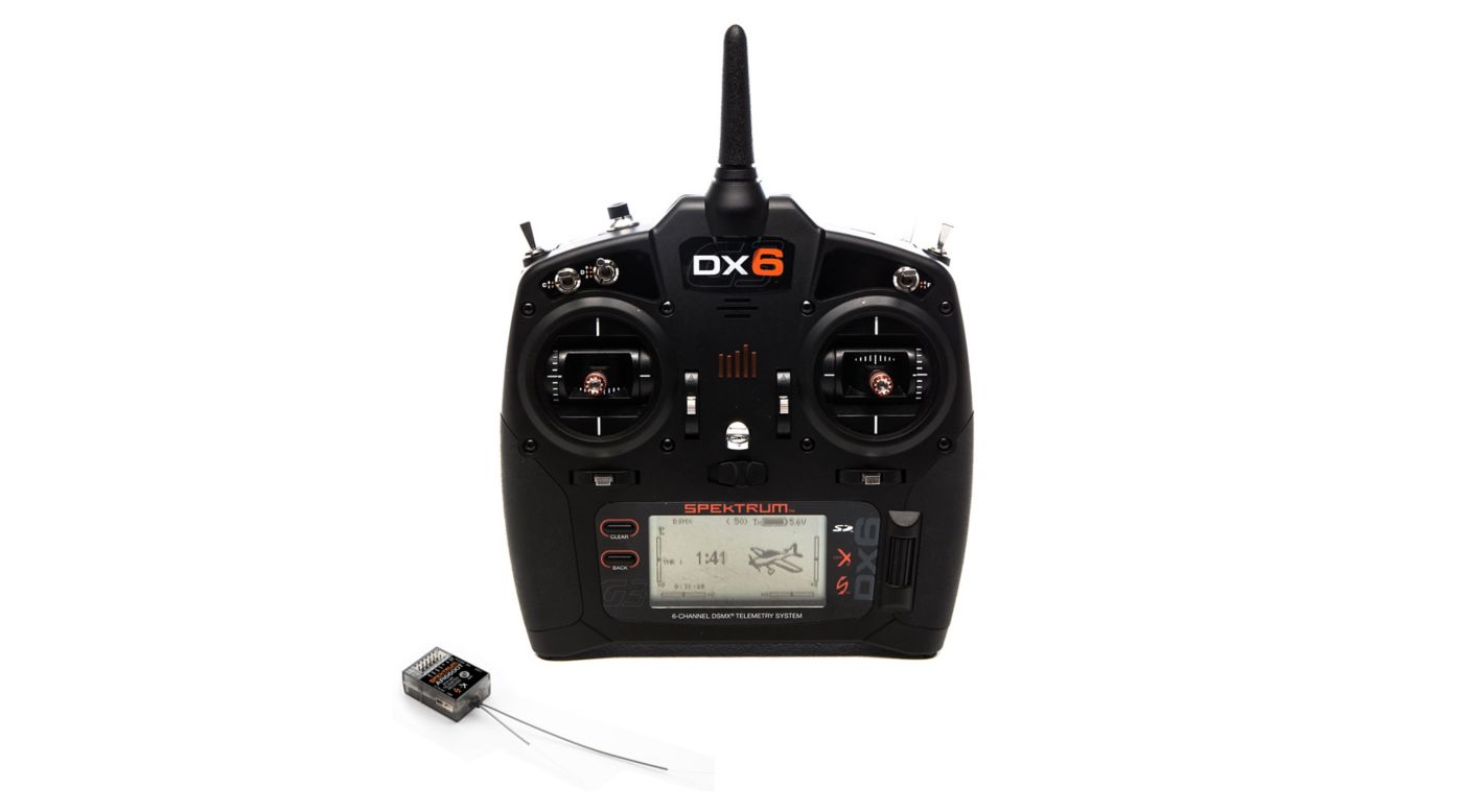 Image for DX6 6-Channel DSMX Transmitter Gen 3 with AR6600T Receiver from  HorizonHobby
