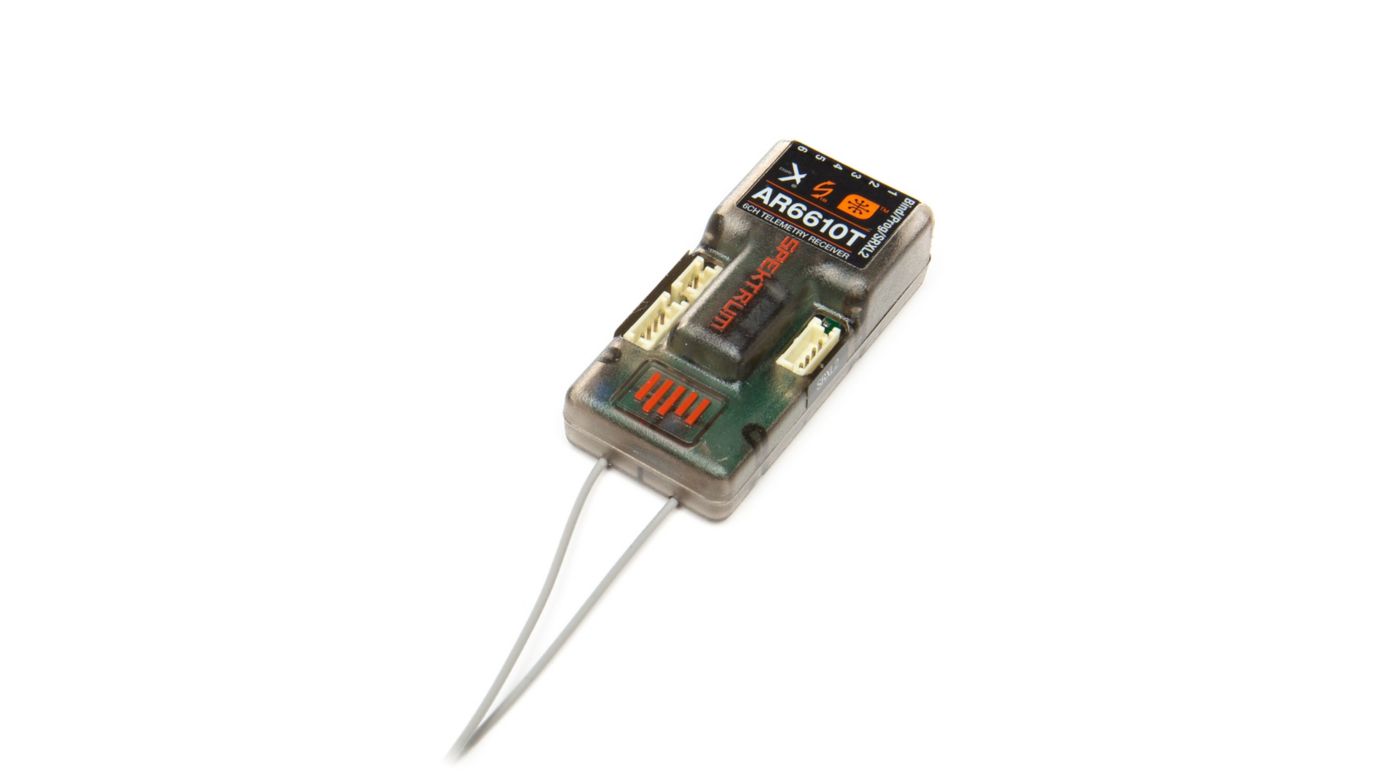 Grafik für AR6610T 6 Channel DSMX Telemetry Receiver in Horizon Hobby