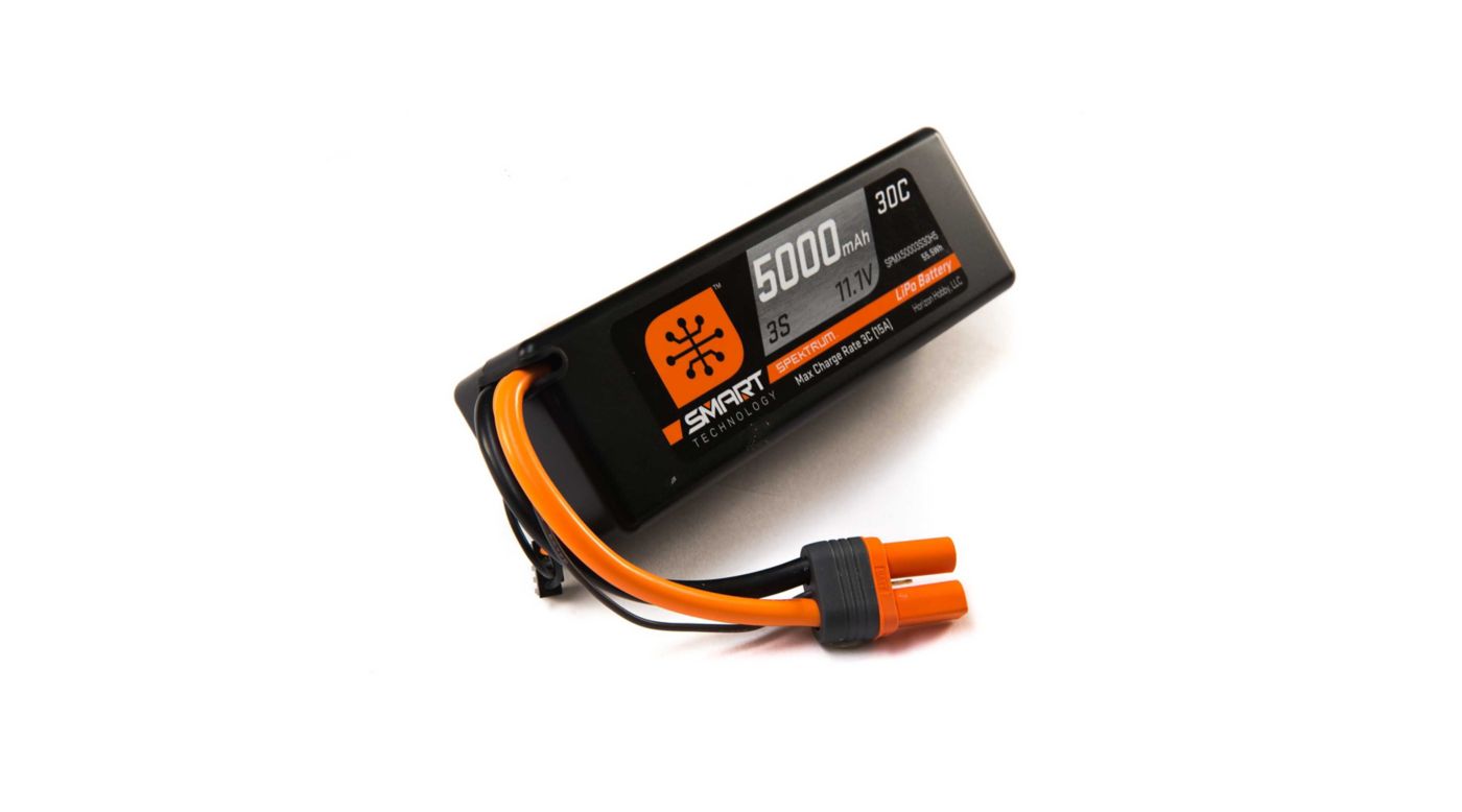 Grafik für 11.1V 5000mAh 3S 30C Smart LiPo Battery, Hardcase, IC5 in Horizon Hobby