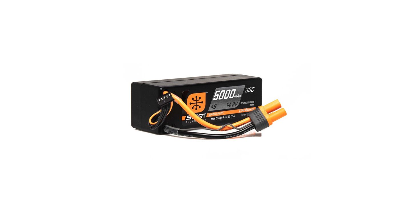 Grafik für 14.8V 5000mAh 4S 30C Smart LiPo Battery, Hardcase, IC5 in Horizon Hobby