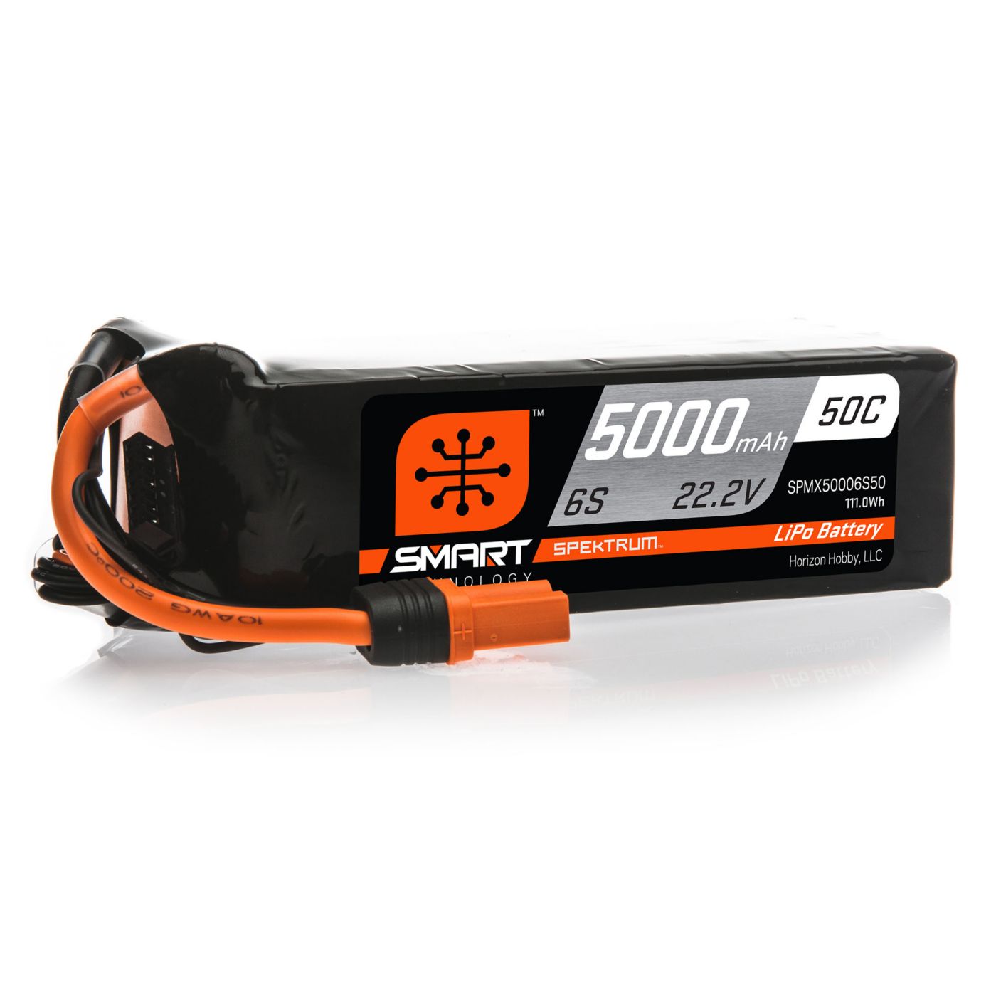 22.2V 5000mAh 6S 50C Smart LiPo Battery, IC5