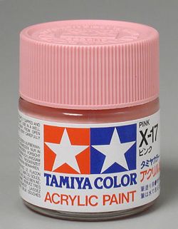 Tamiya 81017 Acrylic Gloss Finish Colors 3/4oz Bottle Pink