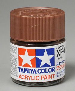 Tamiya 81306 Military Acrylic Flat Colors 3/4oz Bottle Copper