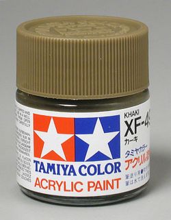 Tamiya 81349 Military Acrylic Flat Colors 3/4oz Bottle Khaki