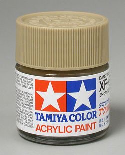 Tamiya 81360 Military Acrylic Flat Colors 3/4oz Bottle Dark Yellow