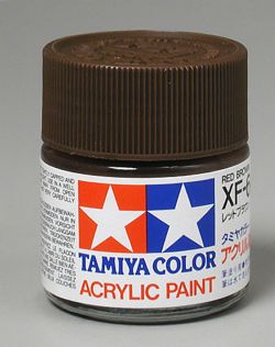 Tamiya 81364 Military Acrylic Flat Colors 3/4oz Bottle Red-Brown