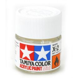 Tamiya 81502 Acrylic Mini X2 White 1/3oz