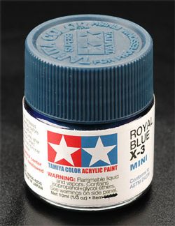 Tamiya 81503 Acrylic Mini X3 Royal Blue