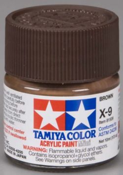 Tamiya 81509 Acrylic Mini X9 Brown