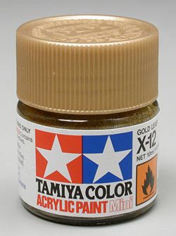 Tamiya 81512 Acrylic Mini X12 Gold Leaf