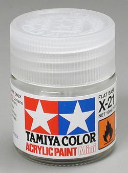 Tamiya 81521 Acrylic Mini X21 Flat Base