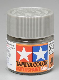 Tamiya 81532 Acrylic Mini X32 Metalic Titan Silver