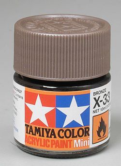 Tamiya 81533 Acrylic Mini X33 Metallic Bronze