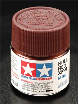 Tamiya 81709 Acrylic Mini XF9 Hull Red