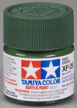 Tamiya 81726 Acrylic Mini XF26 Deep Green