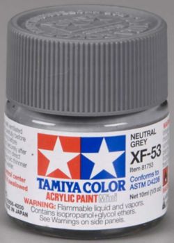 Tamiya 81753 Acrylic Mini XF53 Neutral Grey 1/3oz